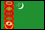 Turkménistan flag